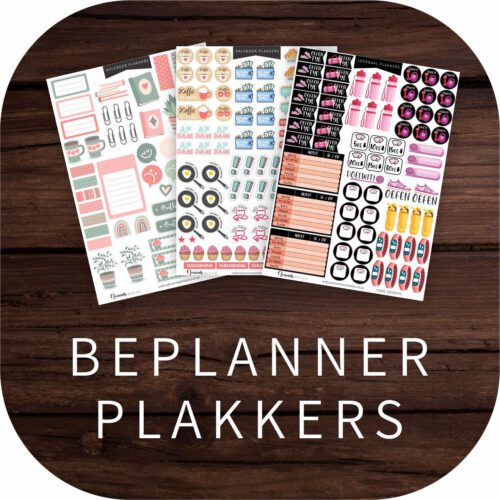 A5 Kalender Beplanner Plakkers