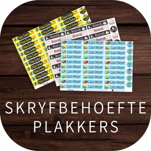 Skryfbehoefte Plakkers