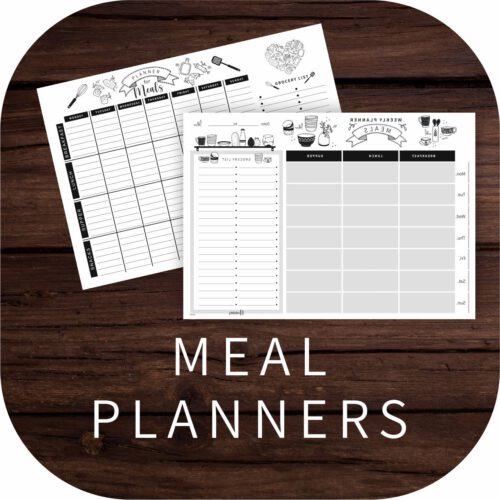 A4 Meal Planner