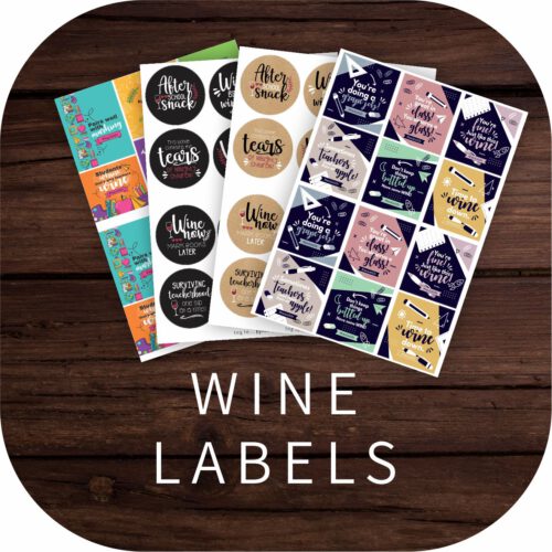 Birthday Wine Labels